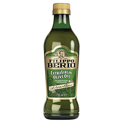 Filippo Berio Extra Virgin Olive Oil - Glass Bottle 750ml - Pack of 6