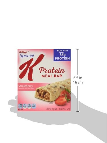 Kellogg's Special K Protein Meal Bars Strawberry 6 Count Box (Pack of 3)