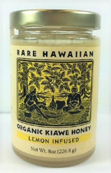 Rare Hawaiian Organic Lemon Honey 8 Ounce