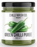 Chilli Mash Company - Green Jalapeño Chilli Puree | Medium Chilli Heat - 6.70oz / 190gr Glass Jar