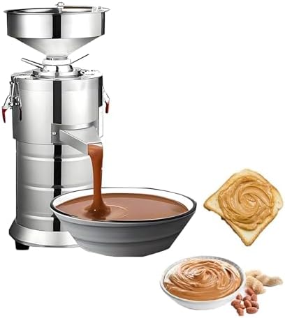 Peanut Butter Maker Machine - 1100W Electric Nut Grinder for Groundnuts Almonds Cashews &amp Sesame - Versatile Grain and Sauce Grinding Appliance