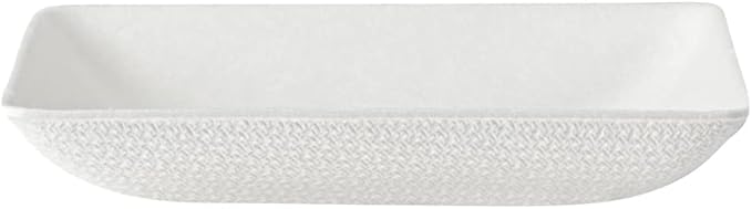 Restaurantware Pulp Safe No PFAS Added 2.6 x 2.6 Inch Mini Square Plates 100 Disposable Plates - Home Compostable Microwavable And Freezable White Bagasse Plates For Hot And Cold Foods