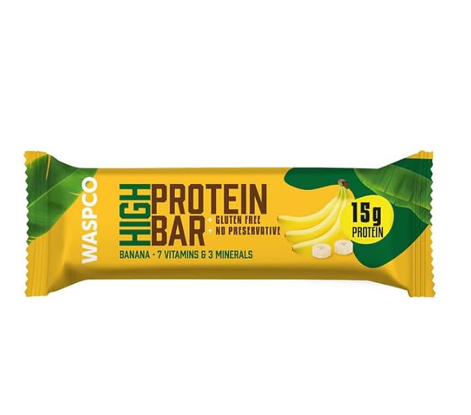 (12 Count) Protein Bars BANANAS Gluten Free with 15g Protein and 2g Sugar 50G
