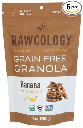 Raw.cology Granola Banana Maca Organic 7 oz (Pack of 6)
