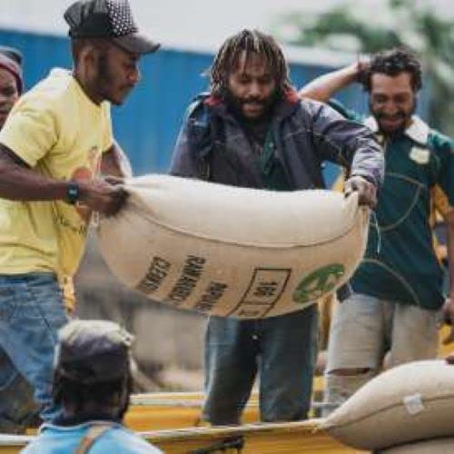 Papua New Guinea Single Origin Arabica Coffee Medium Roast Ground 2lbs 1-Pack