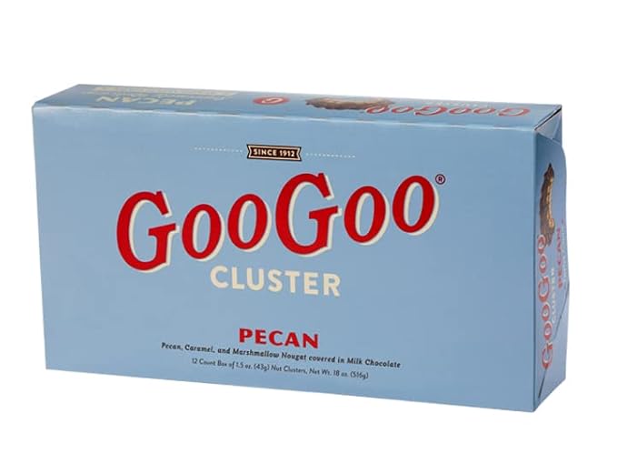 GooGoo Clusters Pecan Candy Bar - 12 Count Case