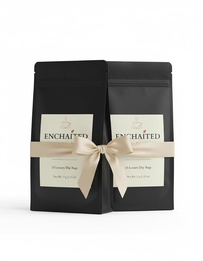 ENCHAITED Authentic Masala Chai Tea Bags - 30 Count | Premium Assam Tea Loose Leaf Quality in Convenient Tea Bags | Chai Spice Tea | Natural Caffeine | Individual Wrapped