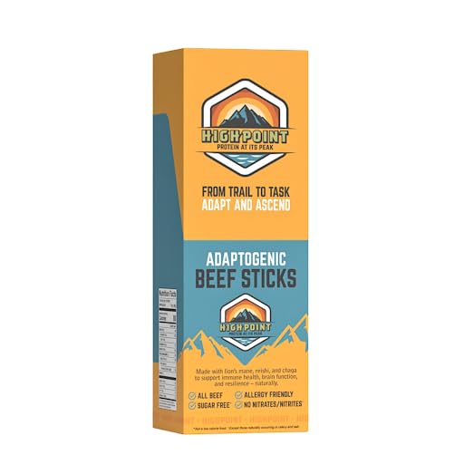Highpoint Protein Adaptogenic Beef Stick 20 CT (Pack of 1)