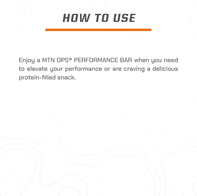 MTN Ops Protein Bar Peanut Butter 2.2 oz (Pack of 10)