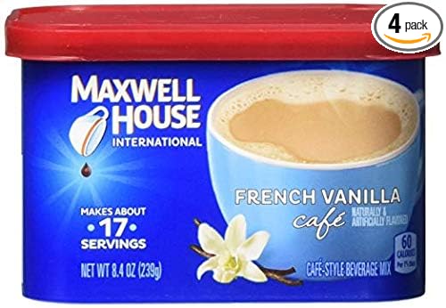 International French Vanilla Cafe Beverage Mix 4 Count 33.6 Ounce