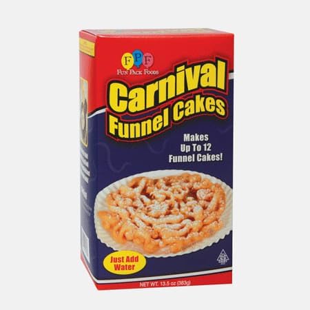Fun Pack Foods - Funnel Cake Mix - 6/13.5oz - (81oz. Value Pack Case)
