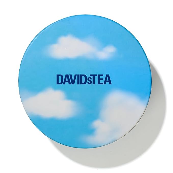 DAVIDsTEA Feel-Good 36-Sachet Tea Wheel – Organic Caffeine-Free Wellness Tea Sampler Gift Set for Hot &amp Iced Steeps | 6 Calming Herbal Blends: Cold 911 Le Digestif Ashwagandha Chai &amp More