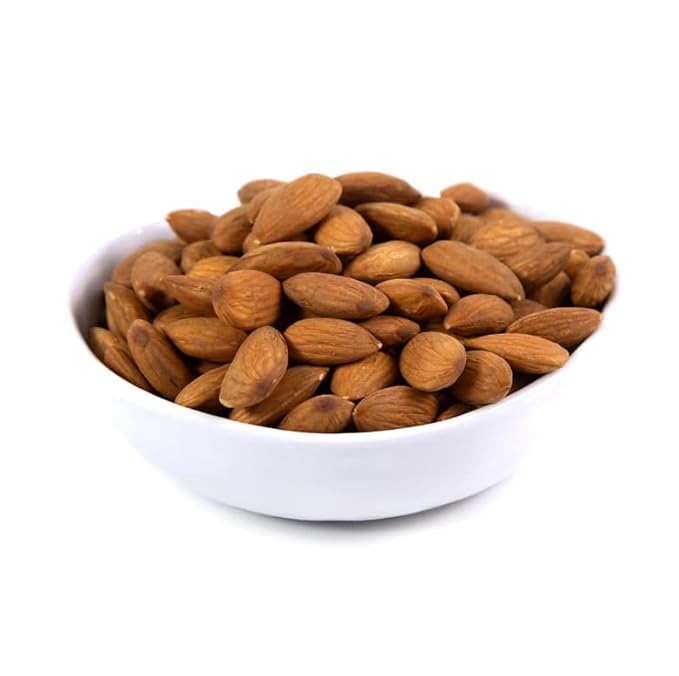 Almonds Nuts Whole Almond Raw Unsalted 40 oz Resealable Jar - Natural Protein Fiber Vitamin Mineral Energy Boost Heart Friendly - Work Travel Office - Baking Cooking Gifting