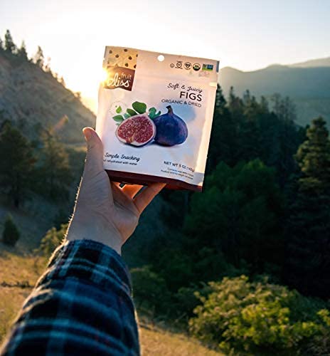 Organic Turkish Figs Dried Fruit Snacks 6 Pack 5oz