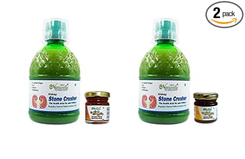 Farm Naturelle-Most Effective juice (Patharchatta juice)-Combination of Patharchatta and Gokhru Beej-1+1 Free-2x400ml+ 2x55g Herbs Infused Forest Honey