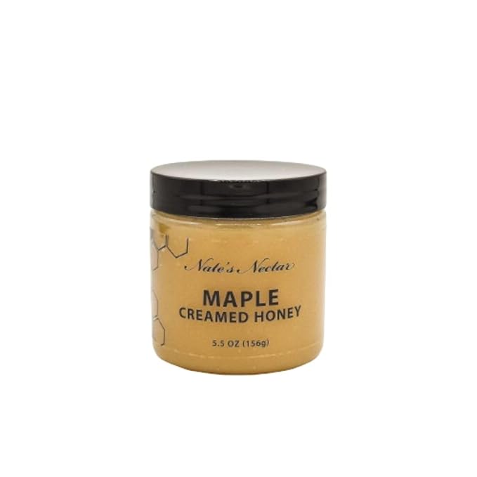 Nate's Nectars Creamed Honey Spreads 5.5oz (2 Jars Maple)