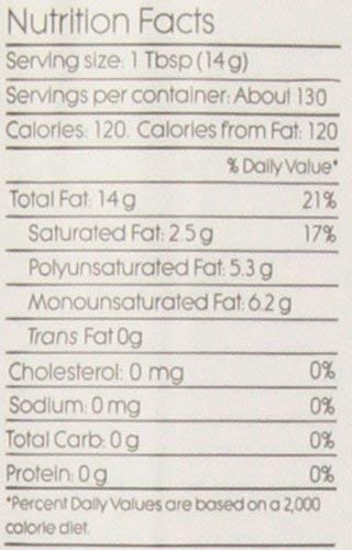 RICE BRAN OIL | All Natural Made from 100% Non-GMO Rice | Rich in Vitamin E and Gamma-Oryzanol | Unfiltered Non Winterized No Trans Fat and Heart Healthy | 1/2 Gallon By Tophe