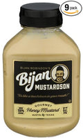 Bijan Mustardson Mustard Honey Gourmet 9 oz (Pack of 9)