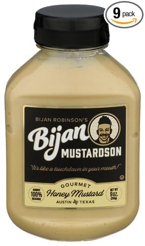 Bijan Mustardson Mustard Honey Gourmet 9 oz (Pack of 9)