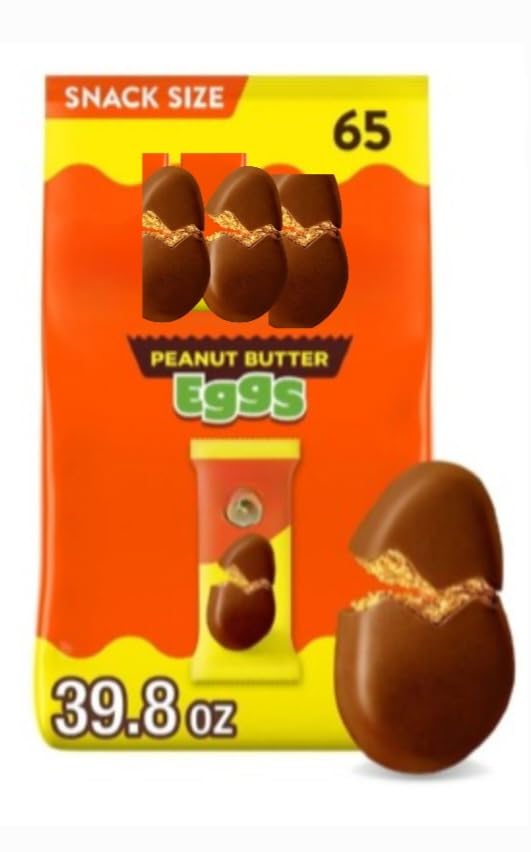 Milk Chocolate Peanut Butter Eggs Candy 20 oz Count individually wrappedEaster Egg Hunt (Eggs)