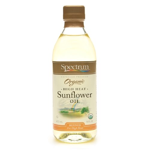 Spectrum Naturals Organic Sunflower Oil 16 oz (Pack of 2)