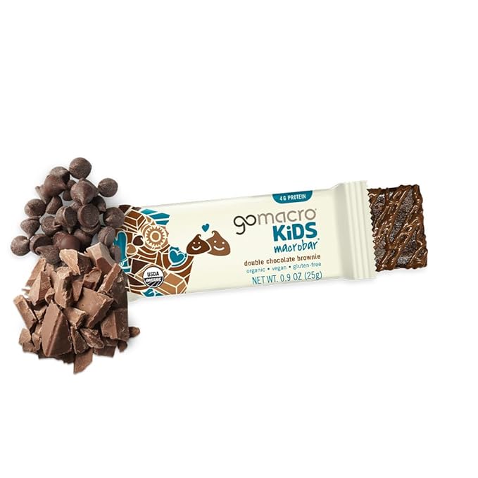 GoMacro MacroBar Organic Vegan Protein Bars - Mint Chocolate Chip &amp Oatmeal Chocolate Chip (2.3 Ounce Bars 12 Count) (Pack of 2)