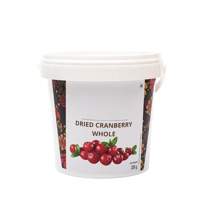 Generic Cranberry Whole Fresh FormReady to Eat Snack | 100% Clean with No Added Preservatives | No Added Refined Sugar -250 gm