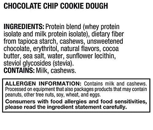 Bulk Pack Protein Bars (Kirkland Signature Chocolate Chip Cookie Dough 20-Pack)