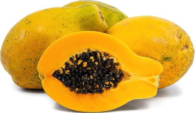 RawJoy Fresh Strawberry Papaya Whole Exotic Fruit 1 Pound