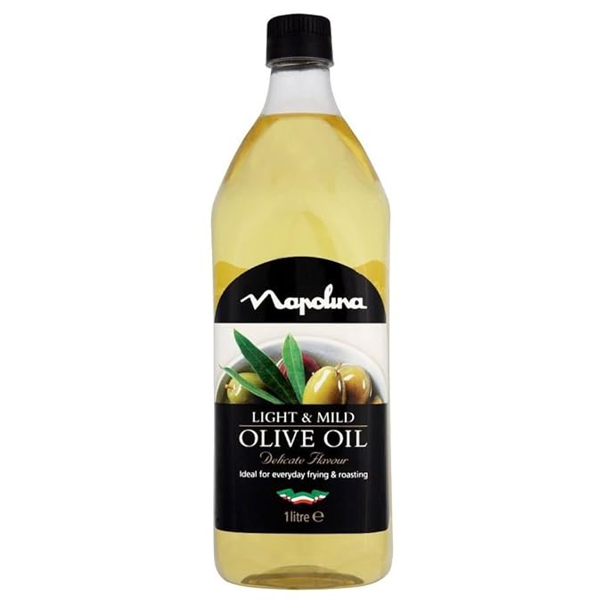 Napolina Light &amp Mild Olive Oil (1L) - Pack of 2