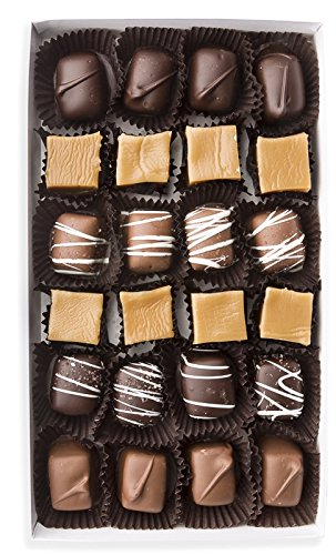 Mrs. Cavanaugh’s 2 lb Caramelicious Mixed (Milk 65% &amp Dark 35%) Chocolate