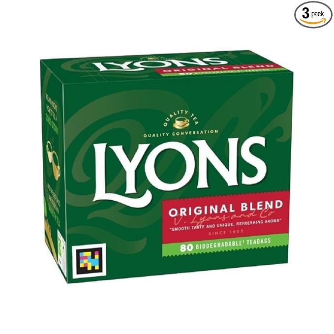 Lyons Original Blend Tea Bags 80 Count (Pack of 3)