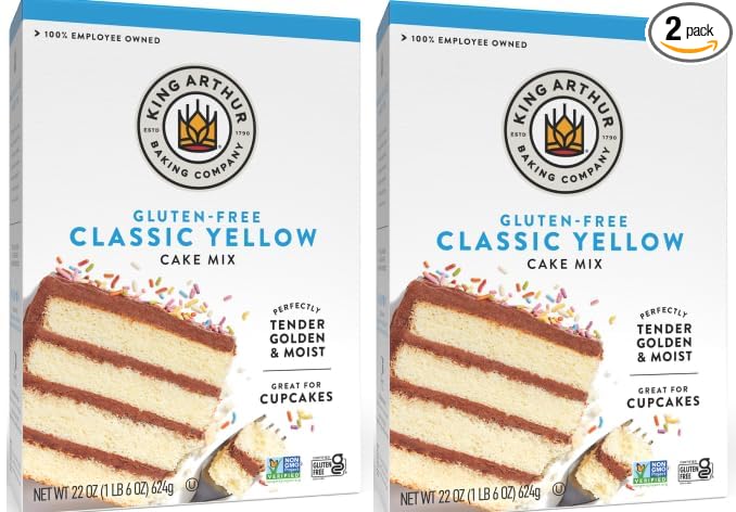 Generic Pack Of 2 Gluten Free Classic Yellow Cake Mix 22 oz