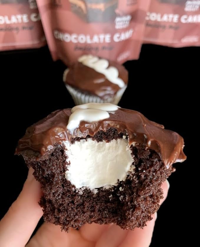 FitBake Fudge Brownie Baking Mix and Cream Cheese Frosting Bundle | 1g Net Carbs Per Serving 0g Net Carbs Per Serving | Gluten Free | Naturally Sweetened Low Carb Food Keto Friendly