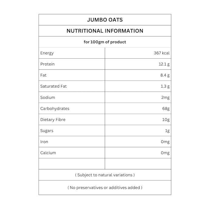 IKAI Organic Natural Jumbo Oats 500g