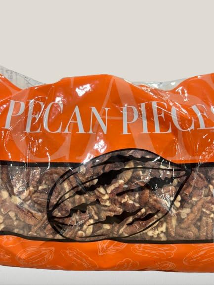 Pecan Pieces 5lb – Fresh Bulk Pecans for Baking Cooking &amp Snacking – Unsalted Shelled Natural Pecan Halves and Pieces