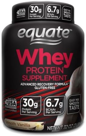 Equate Smooth Vanilla Whey Protein 2lbs