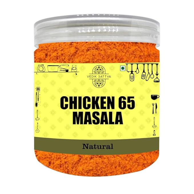 Vedik Sattva Natural Chicken 65 Masala 8.82 OZ / 250 GM | Pack Of 1 Box