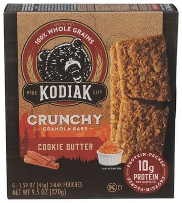 Kodiak Granola Bar Butter Cookie 9.5 oz (Pack of 12)