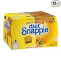 Snapple Diet Half 'n Half Tea 16 Ounce (12 Bottles)
