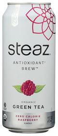 Steaz ZERO Calorie Raspberry 48x 16 Oz