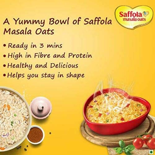 Saffola Masala Oats- Classic Masala - 39 Gm X Pack of 12