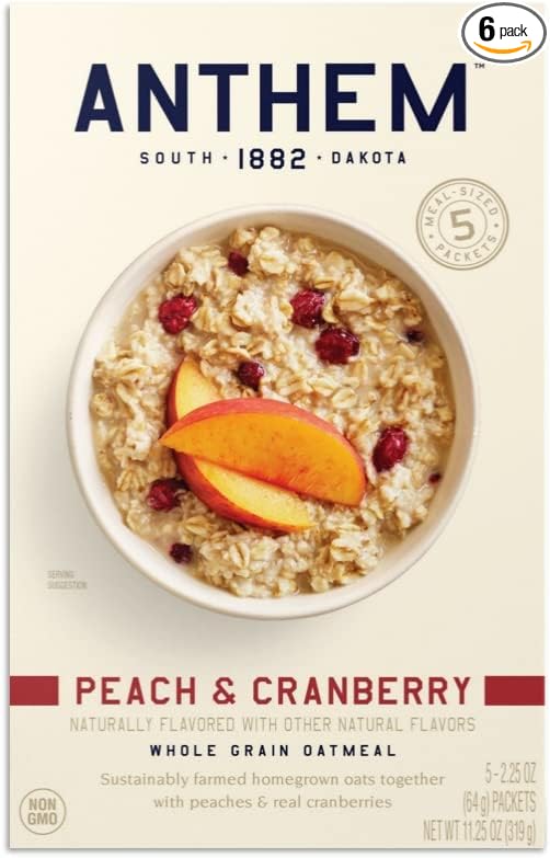 Generic A.nthem Oatmeal Peach Cranberry 11.25 oz (Pack of 6)