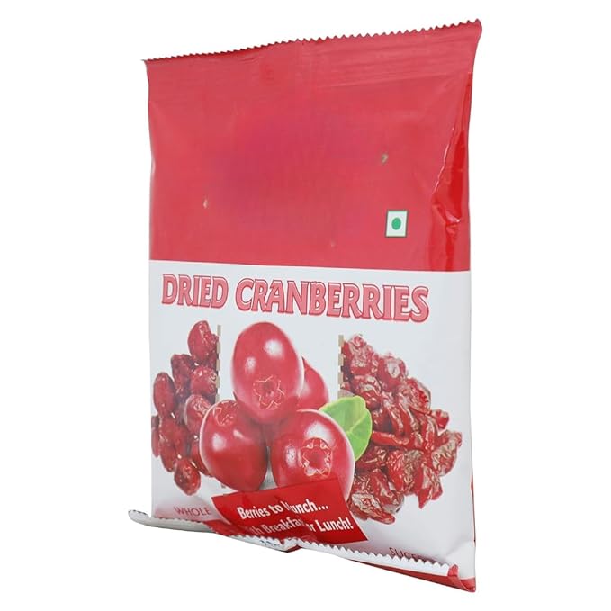 Generic Dried Cranberry Whole Slices Ready to Eat Snack | 100% Clean with No Added Preservatives | No Added Refined Sugar - 200g
