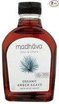 Madhava Organic Agave Nectar Amber 23-Ounce (Pack of 2)