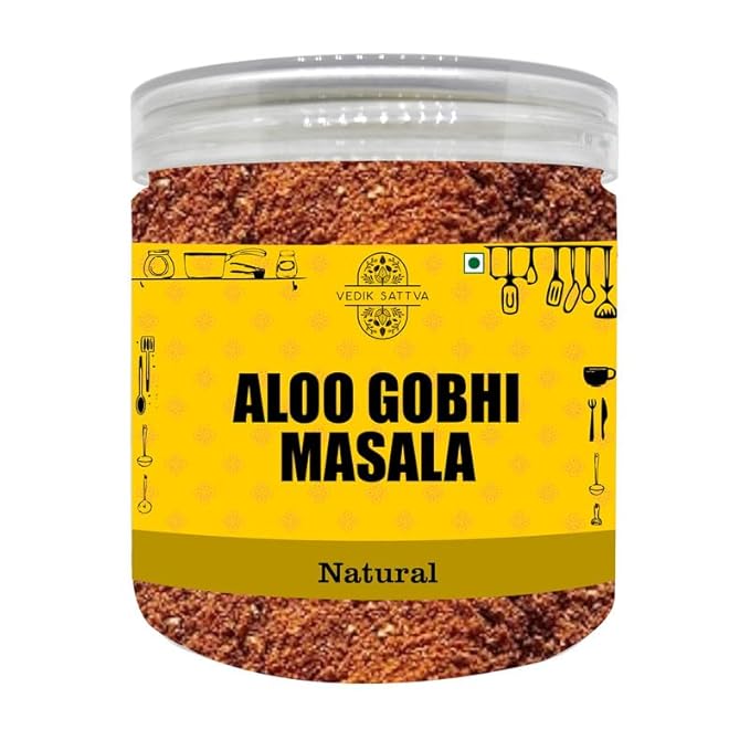 Vedik Sattva Natural Aloo Gobhi Masala 7.05 OZ / 200 GM | Pack Of 1 Box