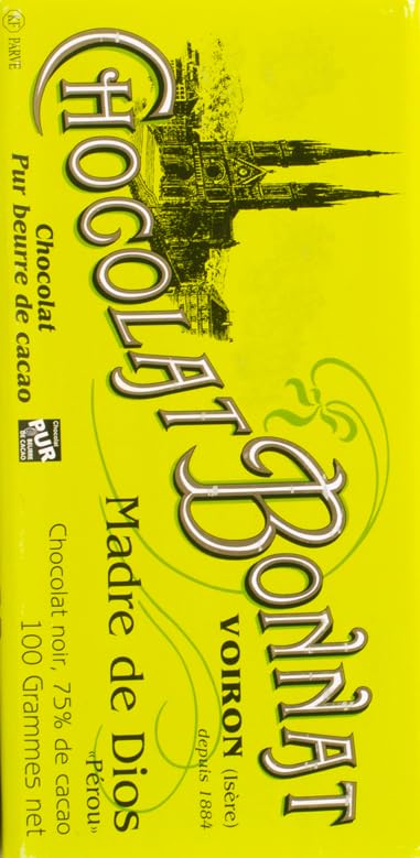 Bonnat 75% Peru Madre de Dios Dark Chocolate Bar