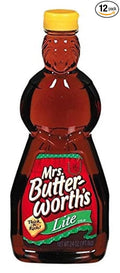 Mrs. Butterworth's Lite Thick and Rich Pancake Syrup 24 oz. (Pack of 12)