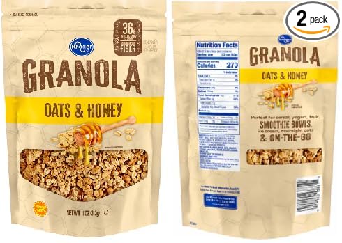 Oats &amp Honey Granola (2 Bags 11 oz. each)