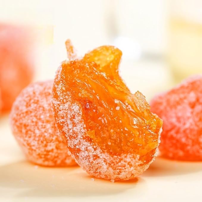 Rock Sugar Kumquat Sweet and Sour Kumquat Dried Kumquat Preserved Fruit 500g/bag Golden Kumquat Healthy and Nutritious Dried Fruit Delicious Kumquat Dim Sum Leisure Snacks (2000g)